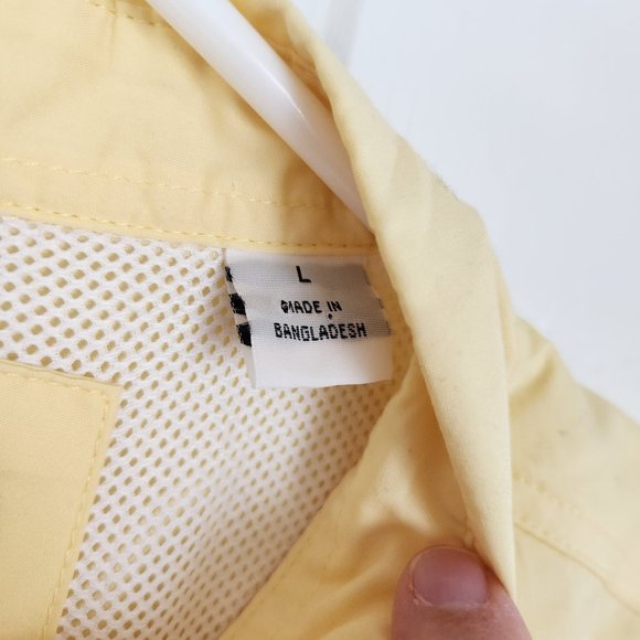 World Wide Sportsman Quick Dry Fishing Shirt L Mens Yellow Short Sleeve Vented - Picture 11 of 14